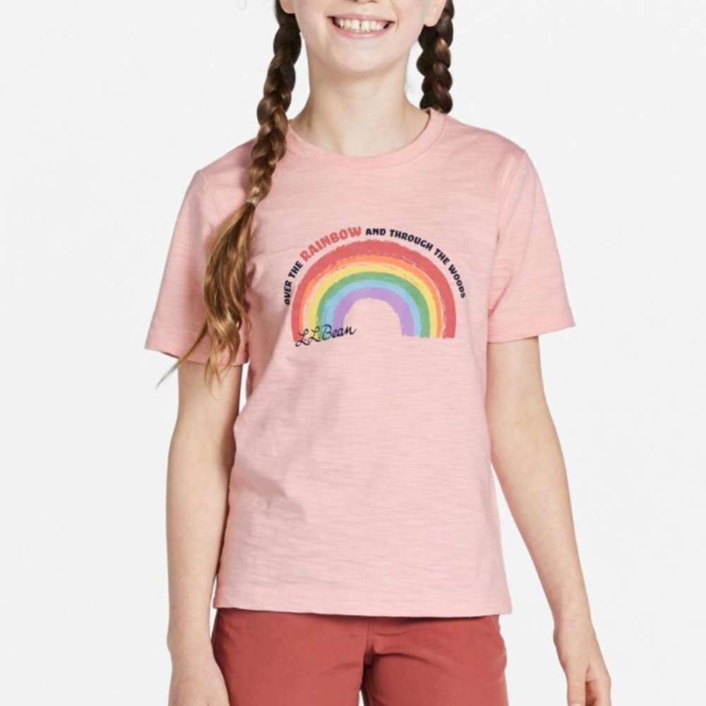 LL Bean Kids Glow-in-the-Dark Graphic Tee - L (14-16)